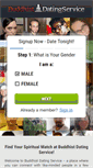 Mobile Screenshot of buddhistdatingservice.com