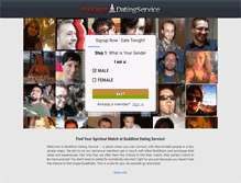 Tablet Screenshot of buddhistdatingservice.com